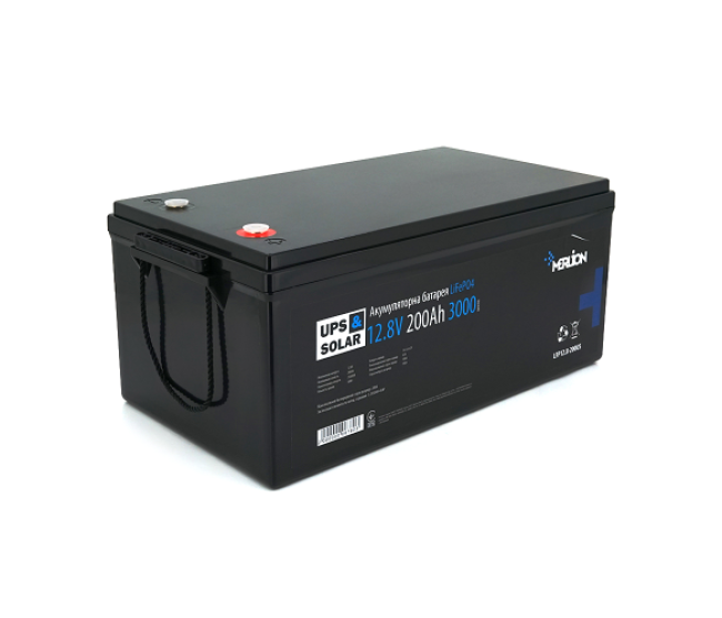 Літій-залізо-фосфатний акумулятор Merlion LiFePO4 12.8V 200AH