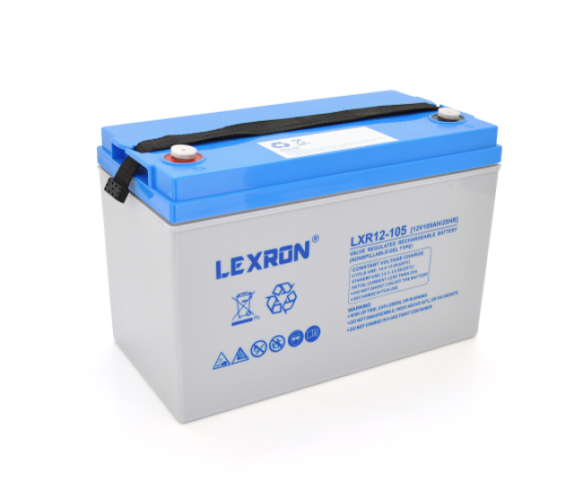 Аккумуляторная батарея Lexron LXR12-105 GEL 12V 105AH DEEP CYCLE