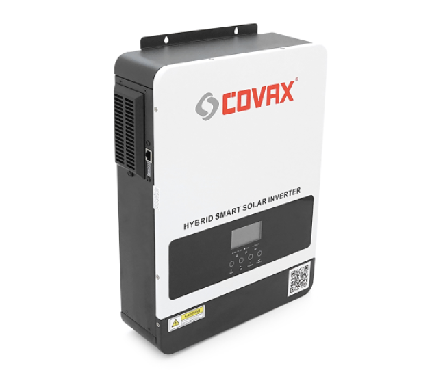 Гибридный инвертор COVAX CV-PS-2200-12V, 2200VA1800W, 12V, ток заряда 0-60A, 170-280V, MPPT (80А, 55-450 Vdc)