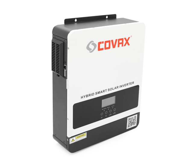 Гибридный инвертор COVAX CV-PS-3200-24V, 3200VA3000W, 24V, ток заряда 0-60A, 170-280V, MPPT (80А, 55-450 Vdc)