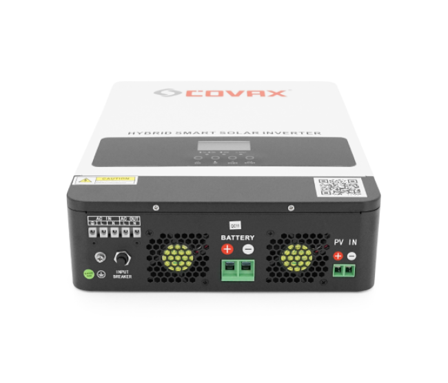 Гибридный инвертор COVAX CV-PS-3200-24V, 3200VA3000W, 24V, ток заряда 0-60A, 170-280V, MPPT (80А, 55-450 Vdc)