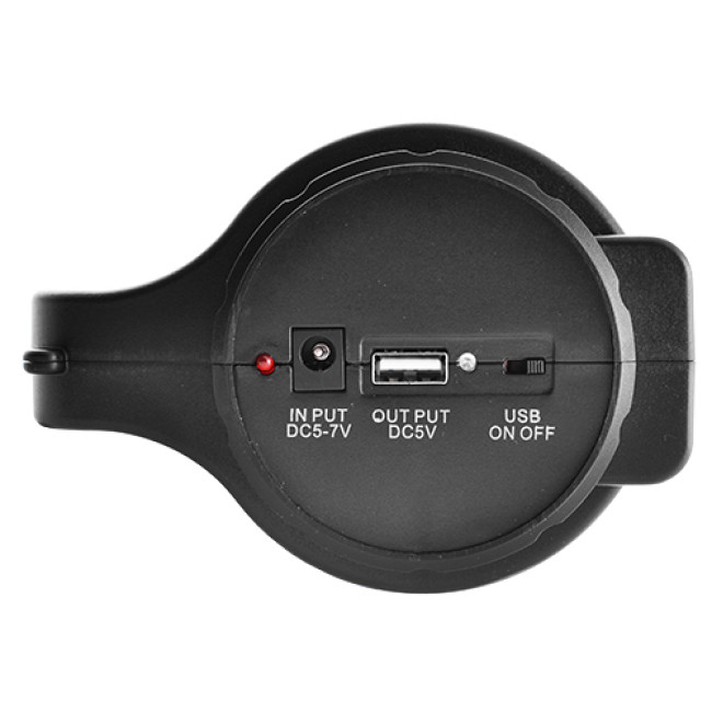 Ліхтар переносний Luxury 2886-5W+22SMD, Power Bank, вбудований акумулятор, ЗП 220V