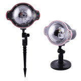 Світлодіодний лазерний проектор Star Shower Snow 809-white, будинок + вулиця, 2 кронштейни, Waterproof