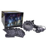 Світлодіодний лазерний проектор 668 для вулиці, +12 вкладишів з картинками, Waterproof