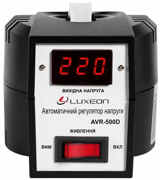 Стабилизатор напряжения Luxeon AVR-500D (черный)