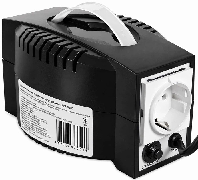 Стабилизатор напряжения Luxeon AVR-500D (черный)
