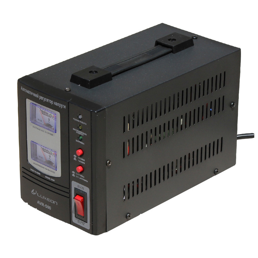 Стабилизатор напряжения Luxeon AVR-500VA (300 Вт, 140–260 В, релейный)